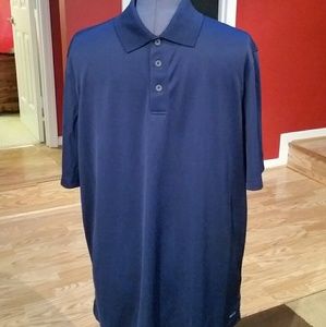 XL mens navy blue Champion dri-fit polo shirt