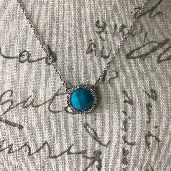 {Karen Kane} Faceted Turquoise Necklace - Picture 2 of 3