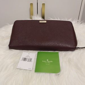 Kate Spade Talla Newbery Lane wallet (mulledwine)