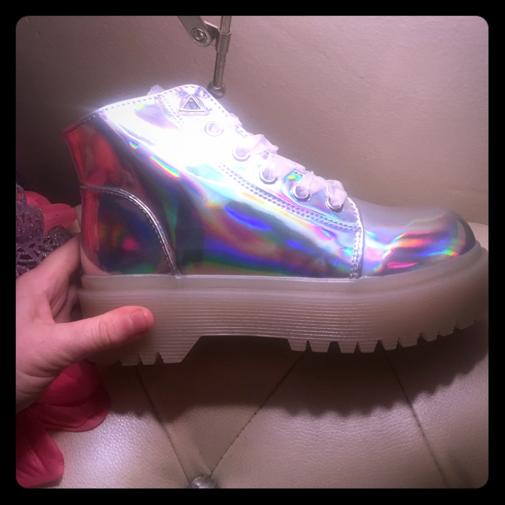 Y.r.u.brand new in box Slayer hologram boots