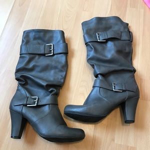 Grey Boots