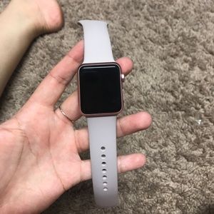 Rose gold Apple Watch