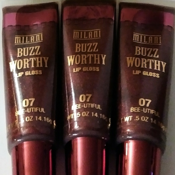 3 xMILANI Buzz Worthy LIP GLOSS Bundle! PLUM! NEW! - Picture 2 of 5