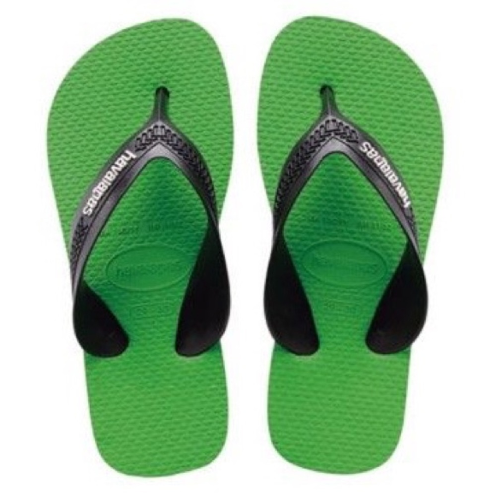 NEW Havaianas 9C - Black Green