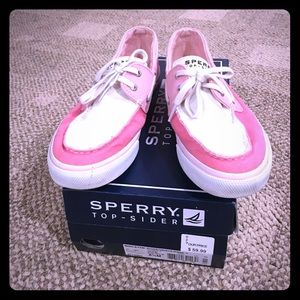 Sperry Topsider Biscayne Rose/White Pink Shoes