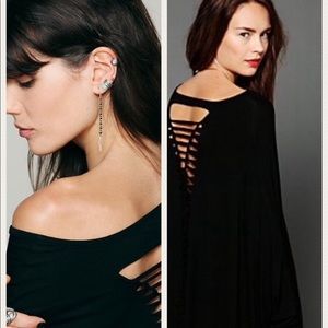 Gusty Junkies Black Oversized Tunic One Size