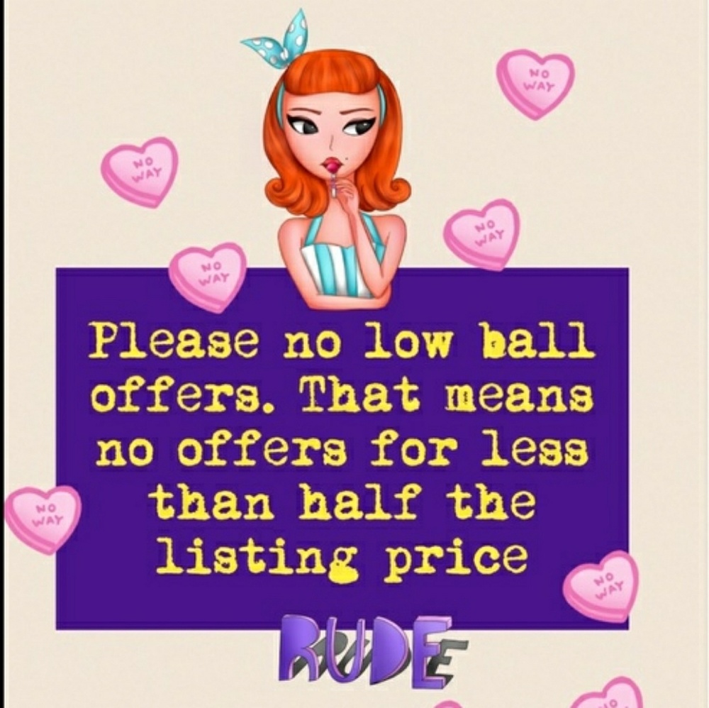 No lowball offers!!!