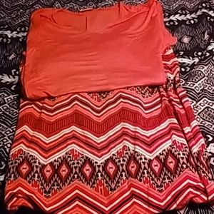 Bobbie Brooks, blouse and skirt set.