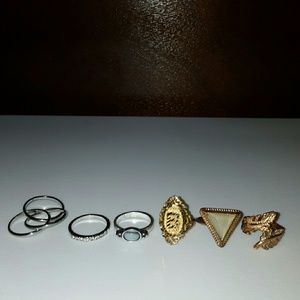 6-piece ring set