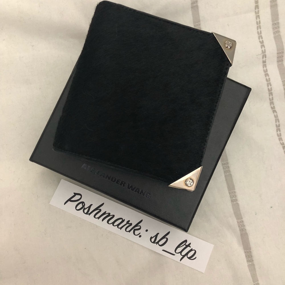 Alexander Wang Prisma Compact Calf Hair Wallet