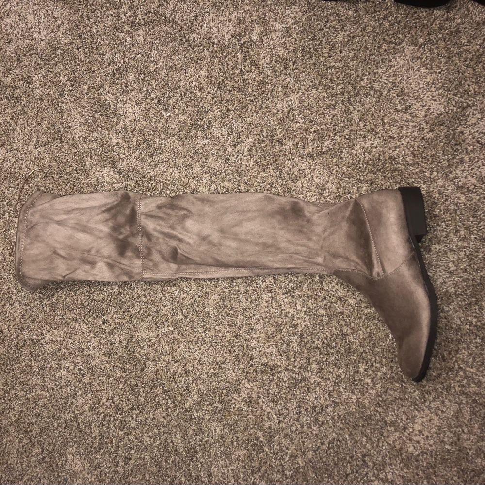 Taupe Over The Knee Boots | MAKE A OFFER - Picture 3 of 3