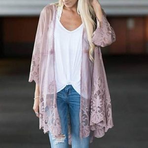 Lace kimono