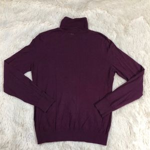 Escada Sport Small Purple Turtleneck Blouse