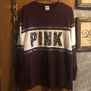 Lots of sequins! Victoria secret long sleeve!