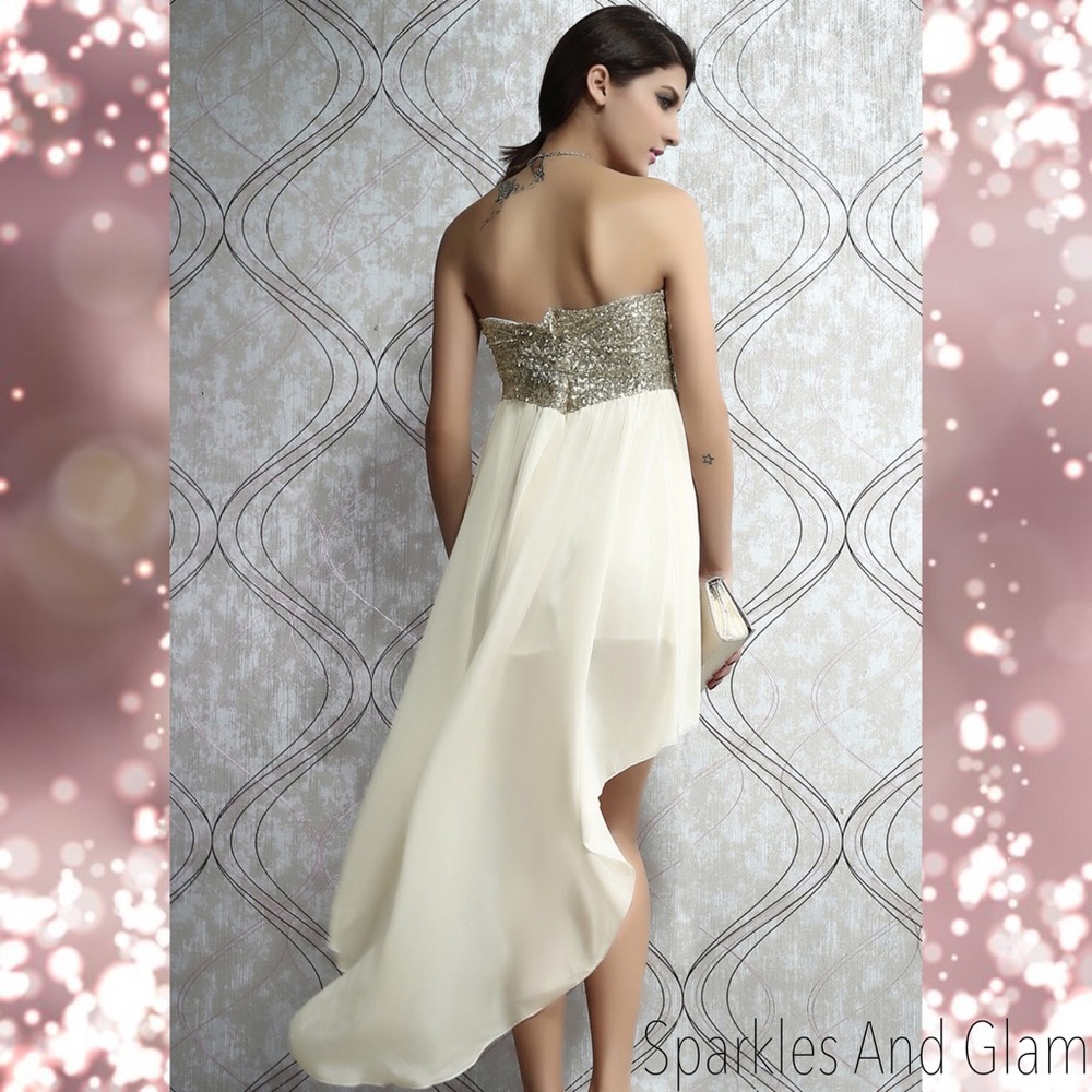 Cyber Monday Sale! Gorgeous Sequined Long Dress - Picture 2 of 6