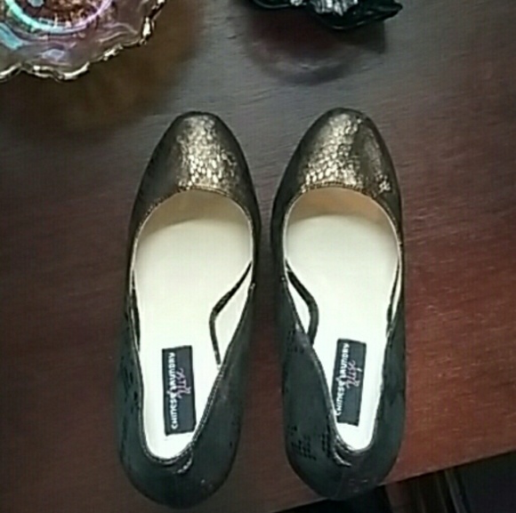 Sky High Snakeskin Chinese Laundry Platforms 8 M - Picture 3 of 8