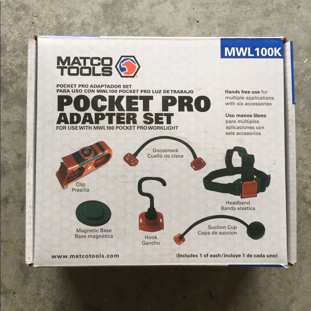 Matco Pocket Pro Light with Adapter Set