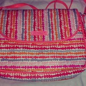 Vera Bradley Flap Crossbody Confetti Stripe