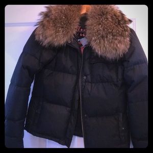 Juicy Couture Jacket with 100% Raccoon Fur collar!