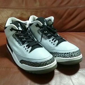 Nike Air Jordan 3 Wolf Grey Size 13