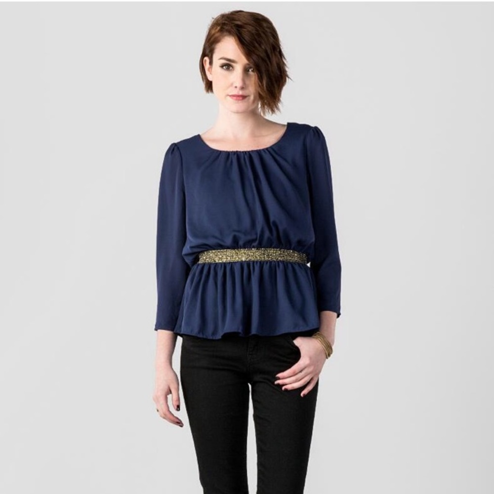 Francesca’s Collection Peplum Top