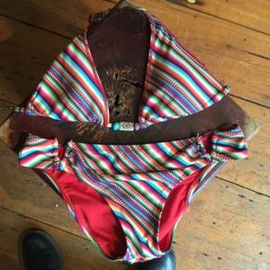 lucky brand swimsuit. Bikini top and bottom.