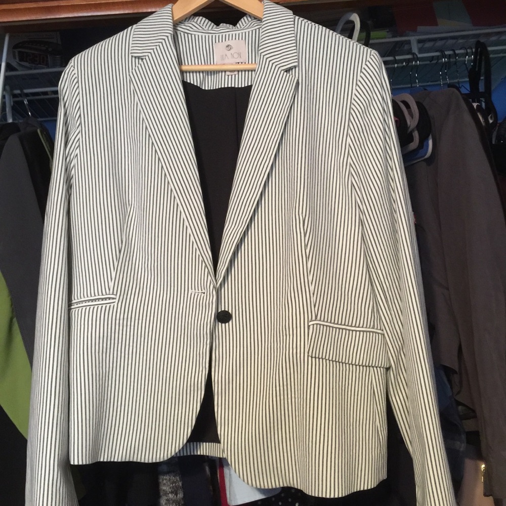 Pinstripe Blazer Like New