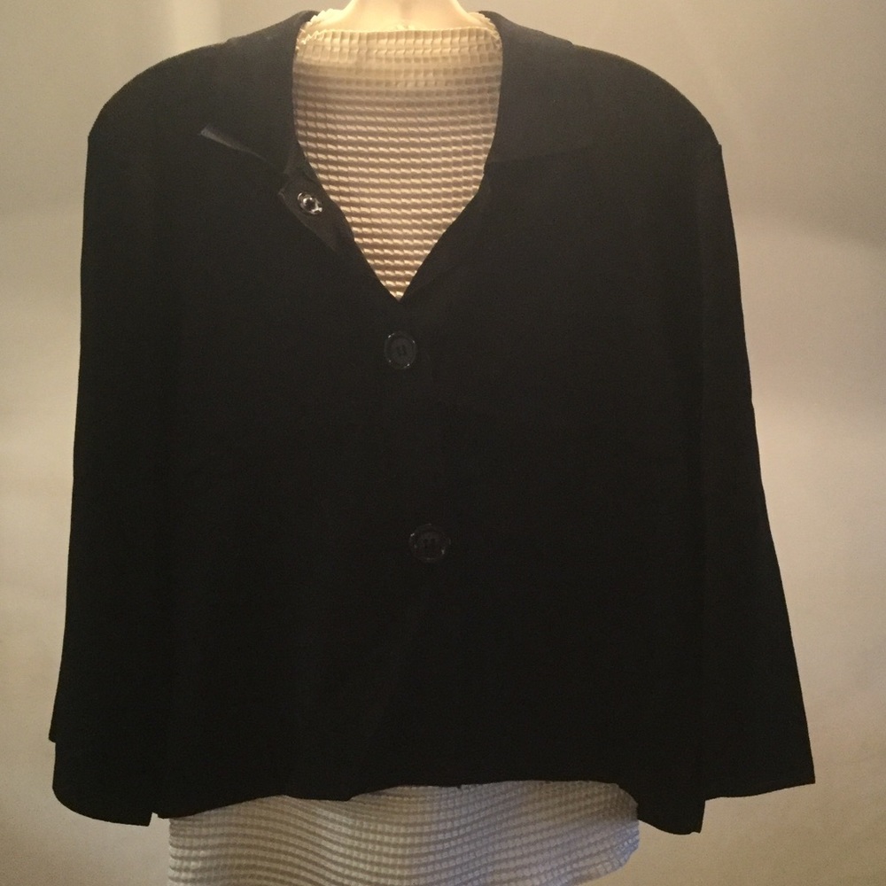 Gable & Gauge black short jacket size XL