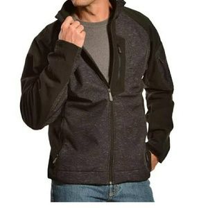 Men's Black and Grey Cinch Jacket