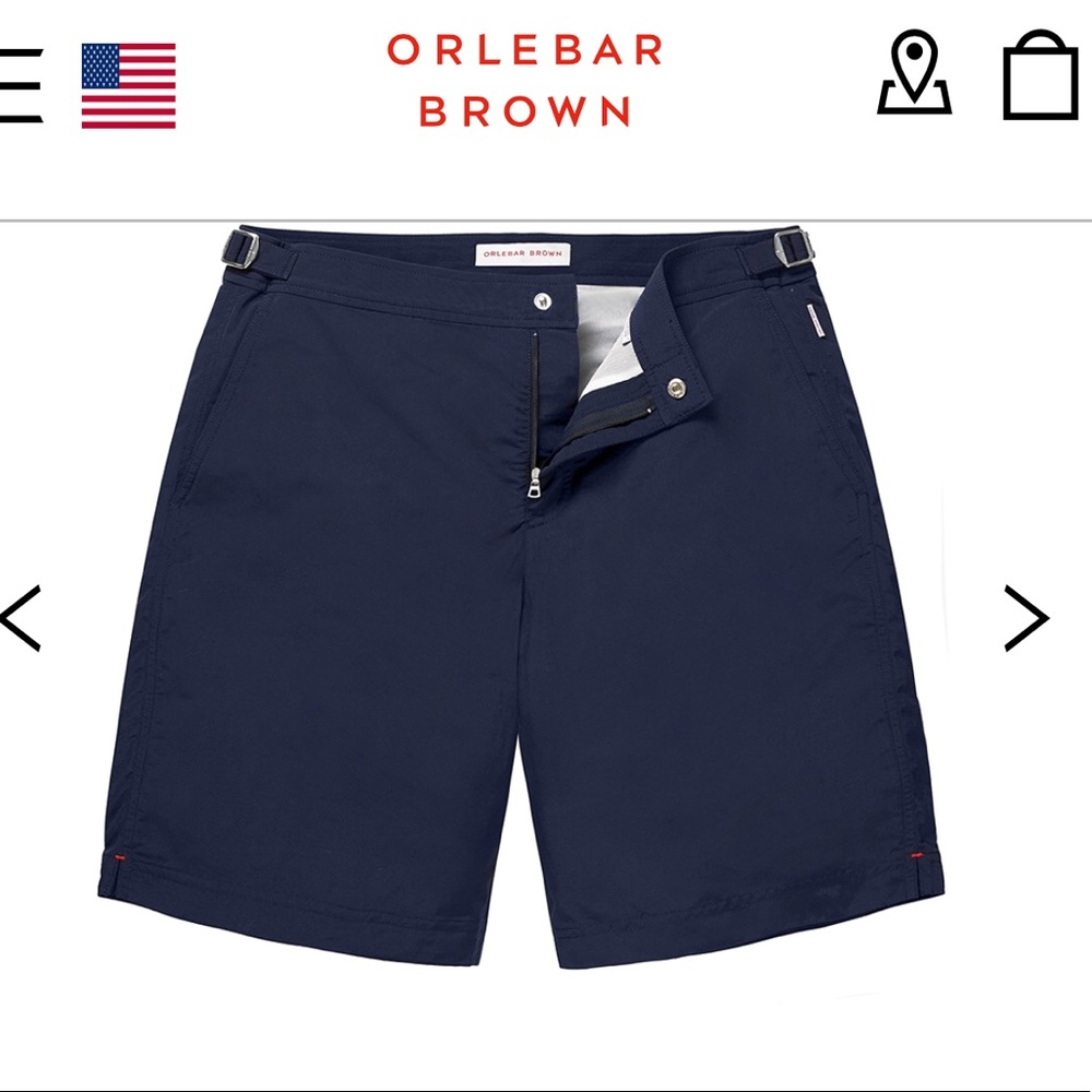 Orlebar Brown Dane II Navy Swim Shorts *BRAND NEW*