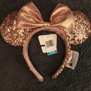 Disney Rose Gold Minnie Ears