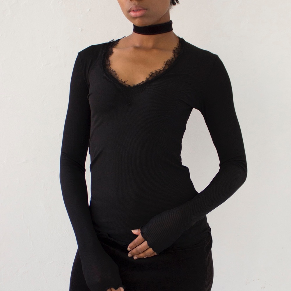 H&M long sleeve top size Small
