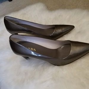 PRADA Dark Gray Leather Original Shoes