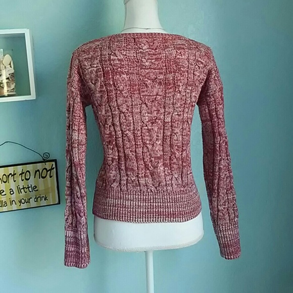 Forever 21 Pink Knit Long Sleeve Sweater - Picture 4 of 5