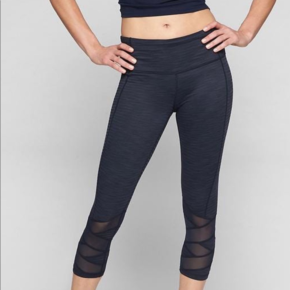 Athleta jacquard mantra Capri