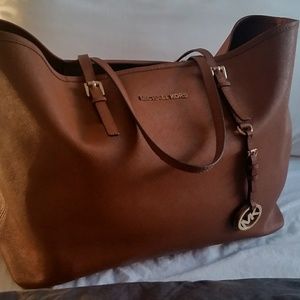 Michael Kors Brown Tote Leather Bag