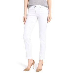AG Prima mid-rise cigarette jeans (white)
