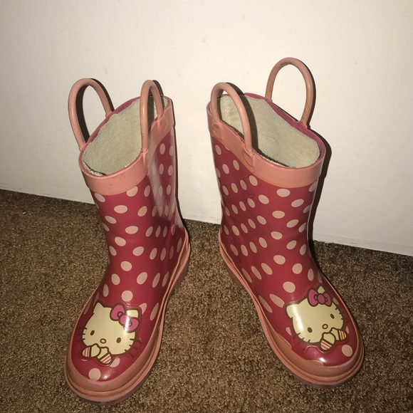hello kitty rain boots toddler