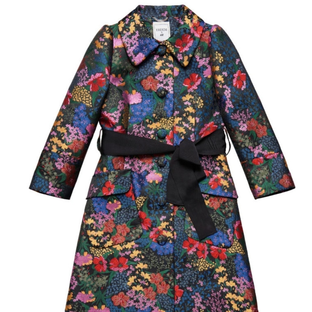 🚫SOLD🚫Erdem X H&M Jacquard Patterned Coat
