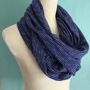 Gap Indigo Stripe Scarf