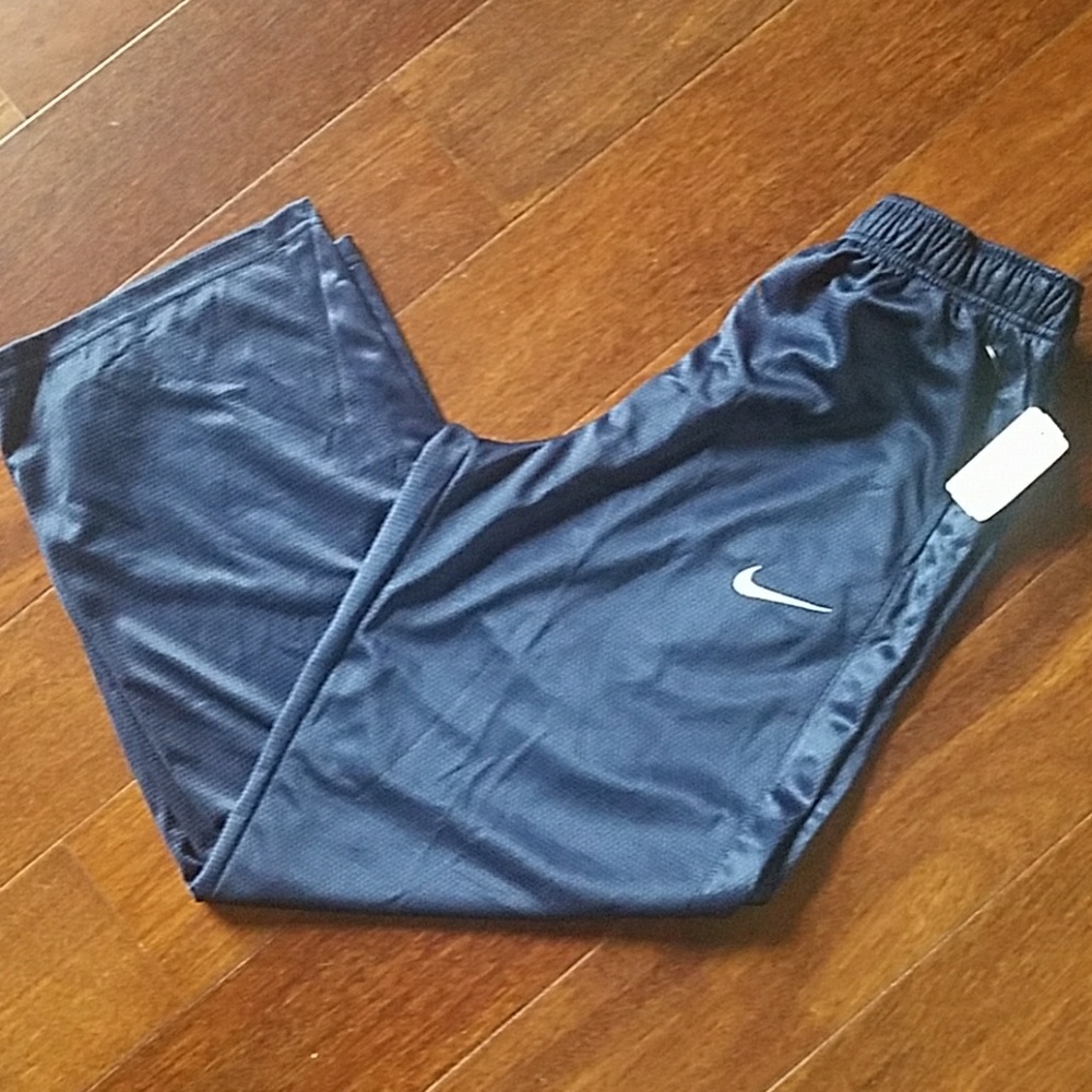 Nike navy blue dri-fit pants
