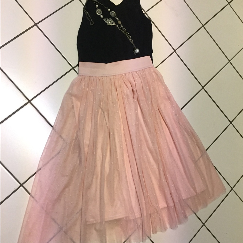 Beautiful Tulle lined blush pink skirt