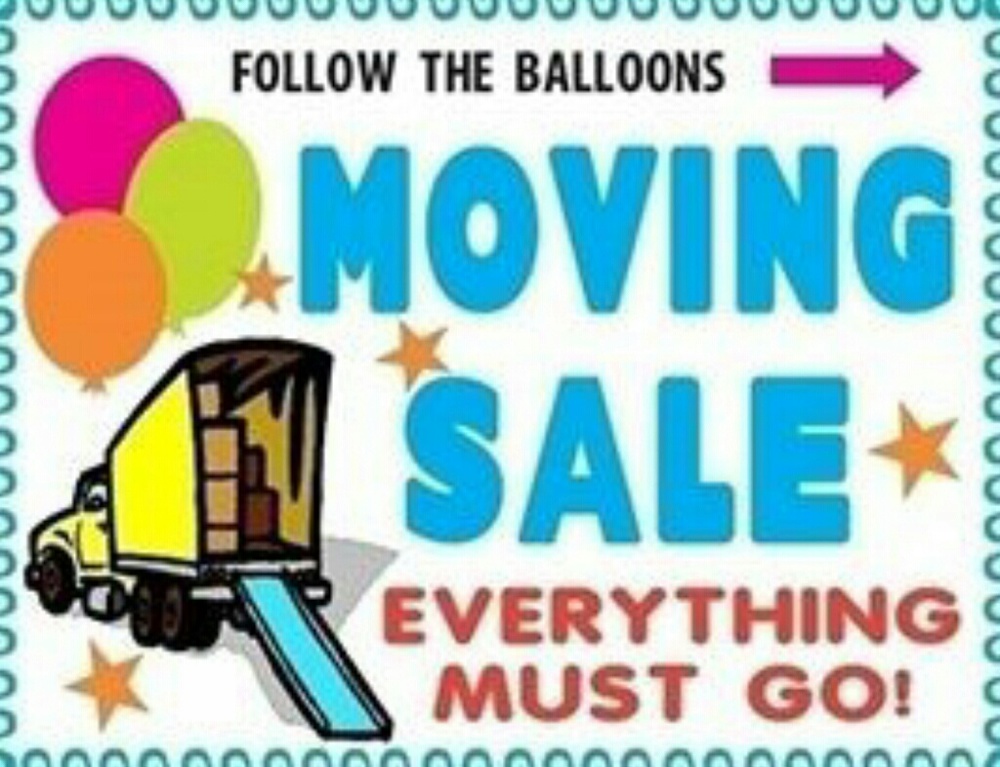 Moving Sale-Must Clean Out