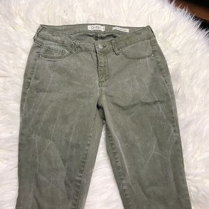 ⚜️Jessica skinny green jeans