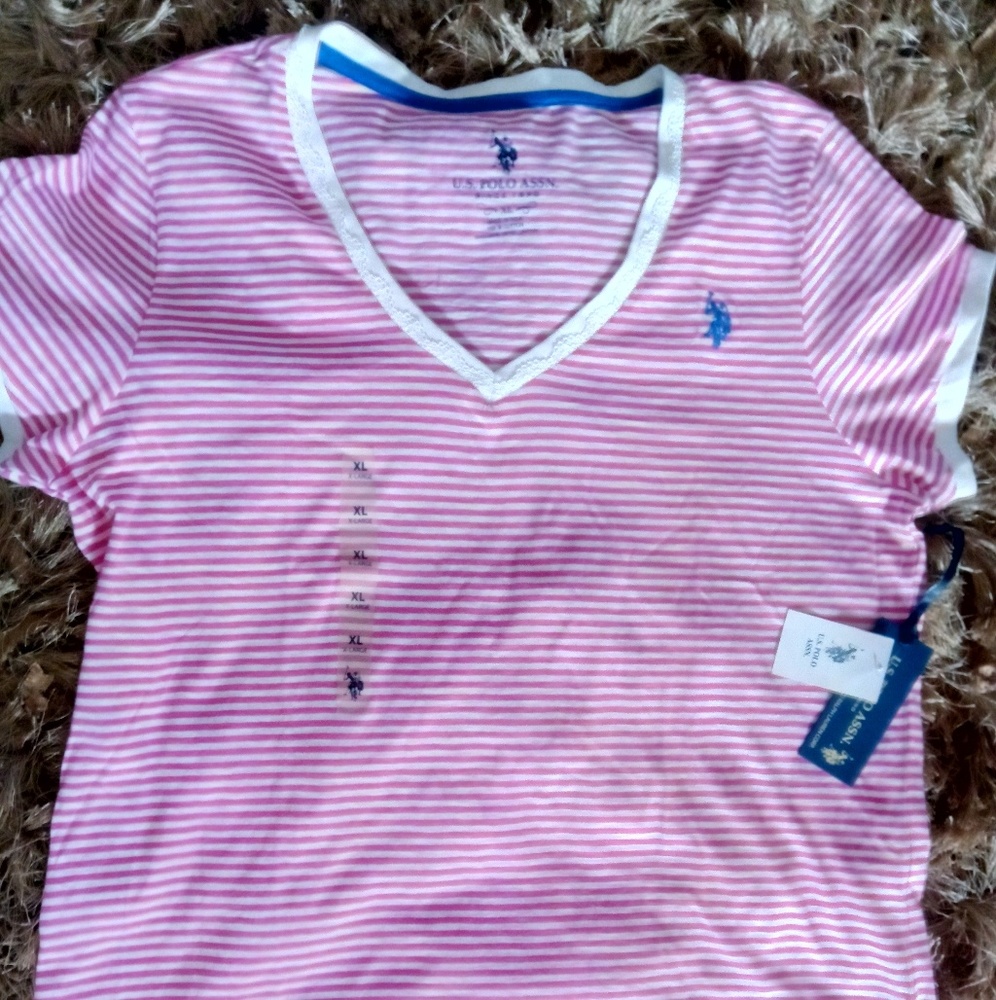 🌠⭐🌟U.S. Polo Assn. Blouse striped 🌠⭐🌟