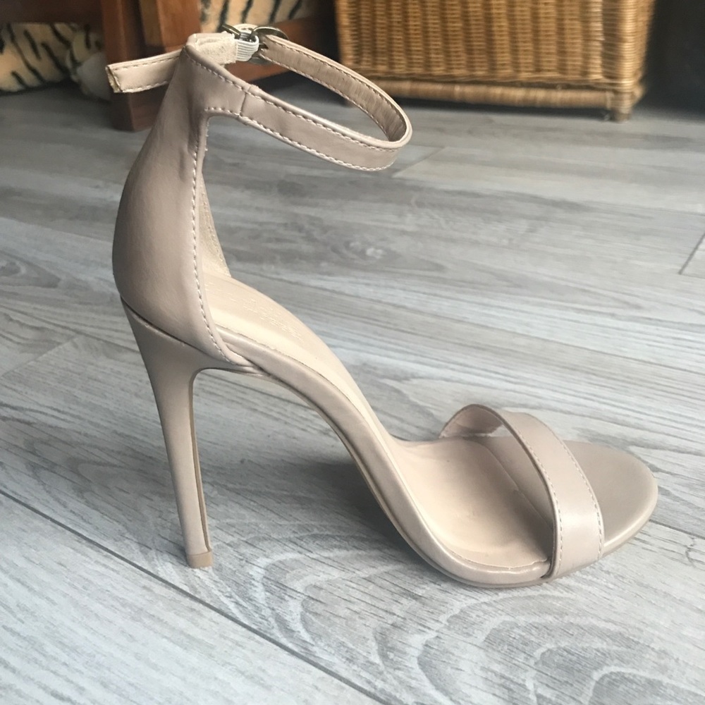 Charlotte Russe Nude Sandal High Heels