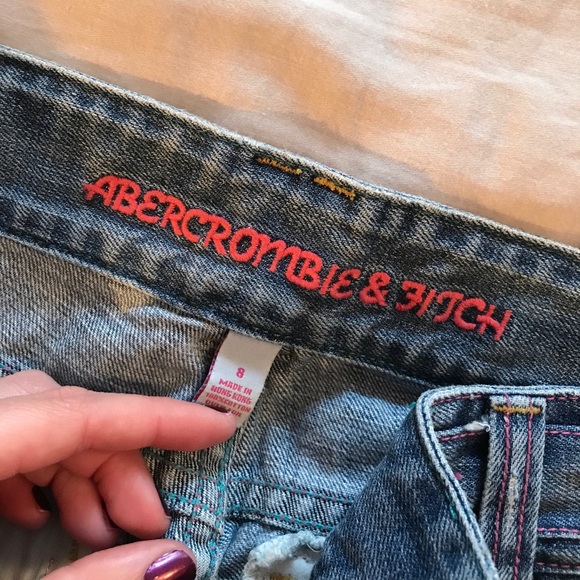 Abercrombie & Fitch Distressed Bootcut Jeans - Picture 6 of 7