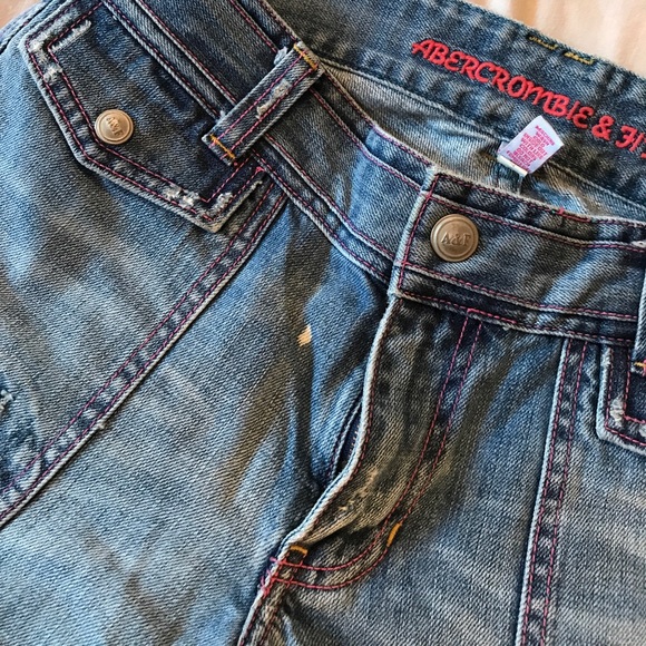 Abercrombie & Fitch Distressed Bootcut Jeans - Picture 7 of 7