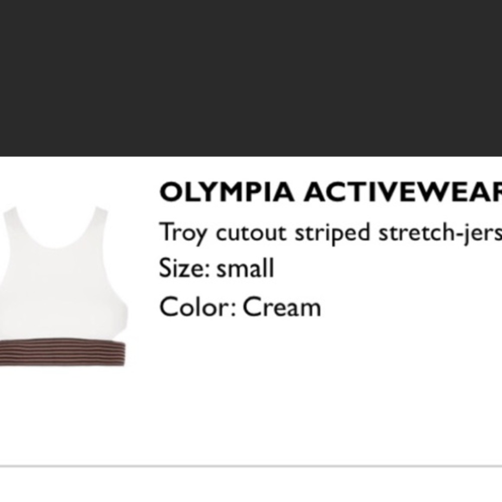 Olympia activewear sports bra