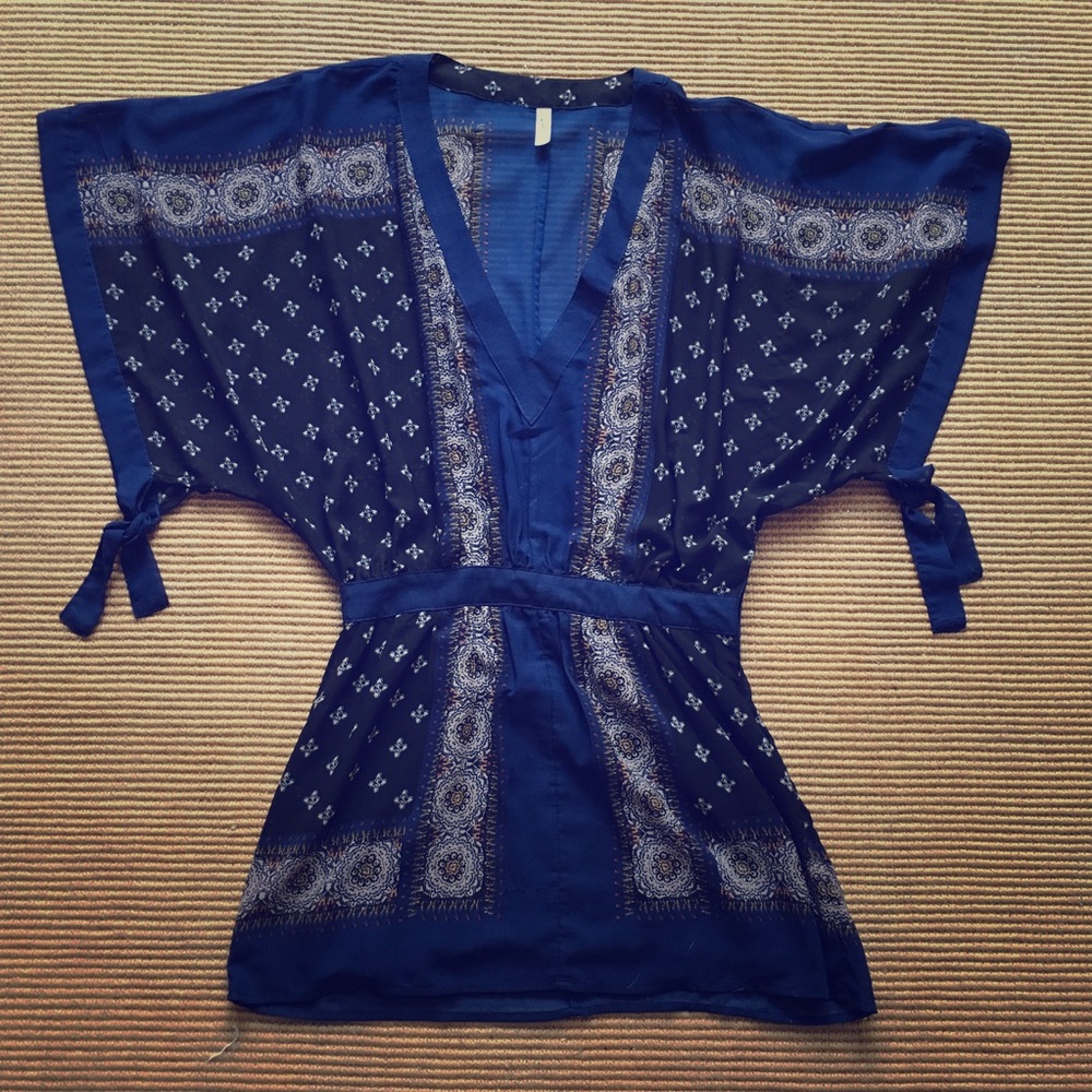 Free People Santa Cruz Chiffon Dress XS